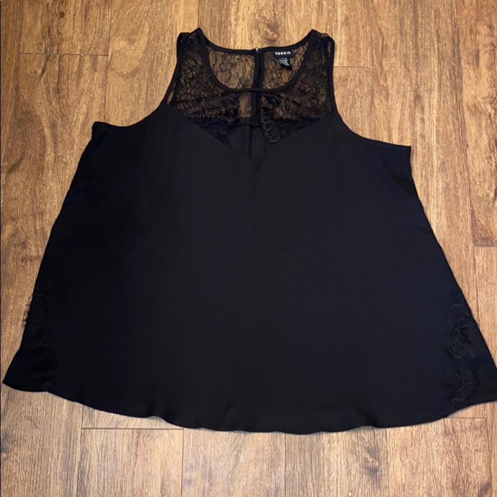 Cute Black Lace Tank!